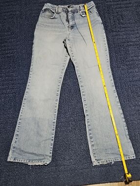 New York & Company Light Blue Flare Jeans